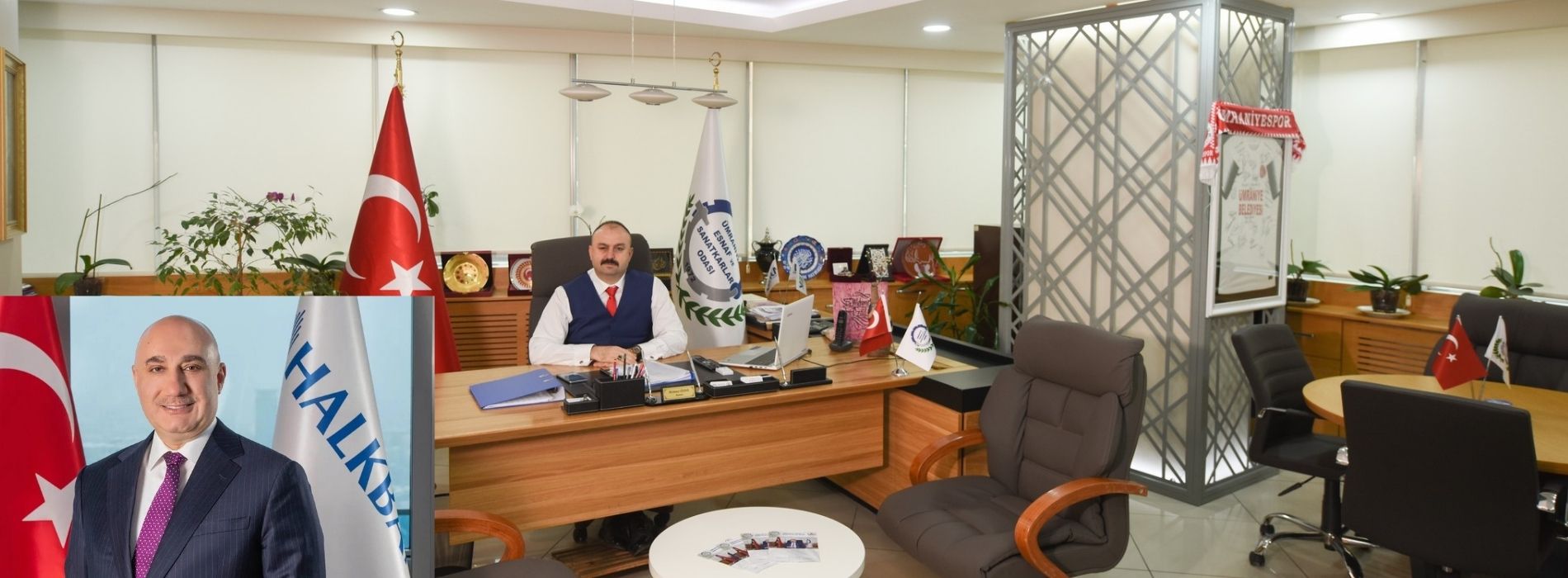 Esnaf Kredileri Gündemde: Uluslararası Esnaf Birlik Genel Başkanı Özdil, Halkbank Genel Müdürü ile Görüştü