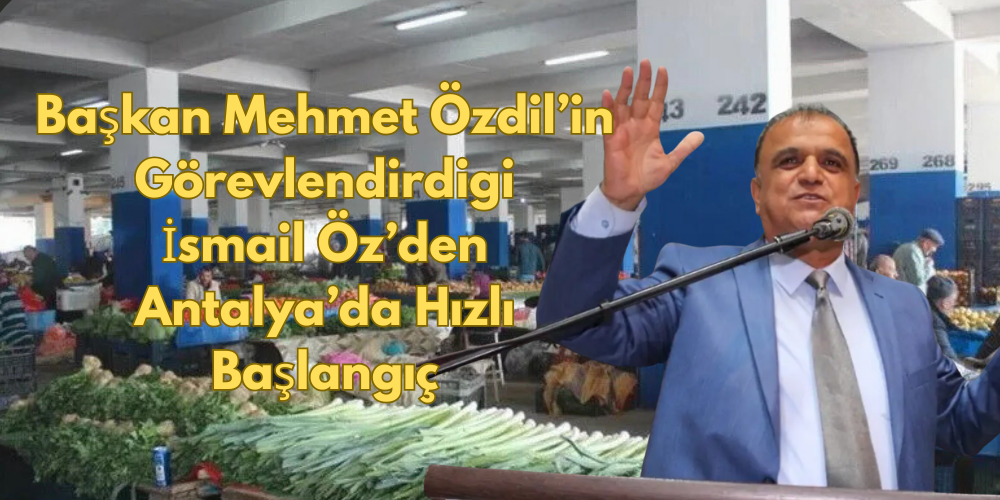 UEB Antalya Şube Başkanı katıldığı Pazarcılar Odası seçimini kazanarak 2’nci görevine de hızlı başladı.