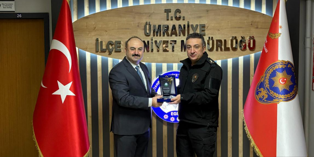 Mehmet Özdil’den Ümraniye İlçe Emniyet Müdürü Adnan Ayhan'a Ziyaret