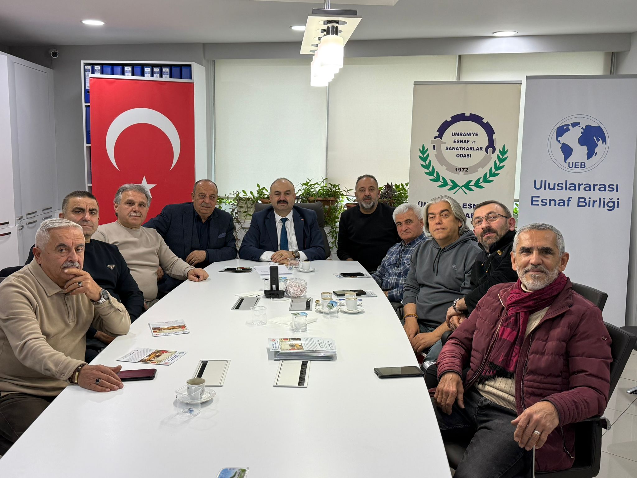 Ümraniye Sanayi Sitesi Başkanlarından Ümraniye Esnaf ve Sanatkarlar Odasına Ziyaret